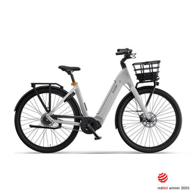 Ecoride Ambassador Gen 4 elsykkel — hybrid bysykkel med lang rekkevidde | Eltempo