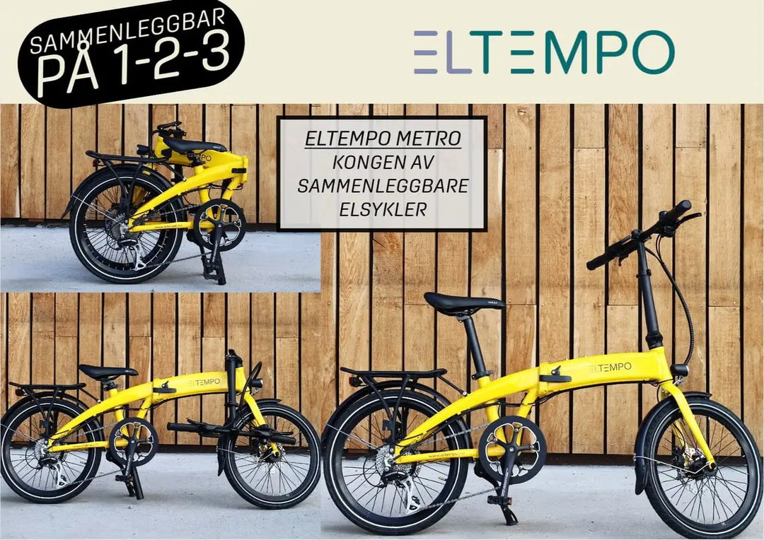 Eltempo METRO - Den perfekte elektriske sykkelen eltempo.no
