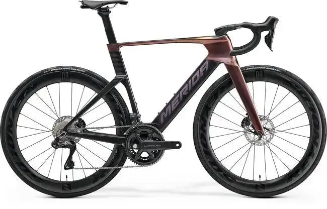 Merida Reacto 8000 landeveissykkel — aerodinamisk racersykkel med Shimano Ultegra | Eltempo